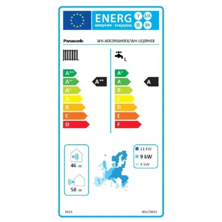 Panasonic Aquarea T-CAP Wärmepumpe KIT-AQC09HE8 9 kW 400 v R410-a SuperQuiet Kombi-Hydromodul Generation H dreiphasig KIT-AQC...