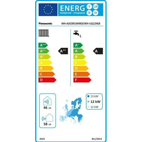 Panasonic Aquarea T-CAP Wärmepumpe KIT-AQC12HE8 12 kW 400 v R410-a SuperQuiet Kombi-Hydromodul Generation H dreiphasig KIT-AQ...