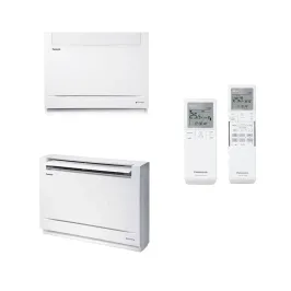 Panasonic 2.5+3.5 kW Duo Split Fußboden CU-2Z41TBE CS-Z25UFEAW CS-Z35UFEAW Klimaanlagen Console Weiß 9000+12000 Btu Z-UB-9+12... 2