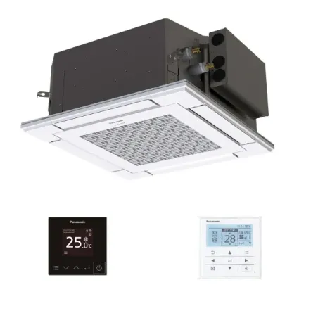 Panasonic 3.5+3.5 kW Duo Split Kassettengerät CU-2Z50TBE S-36PY3E S-36PY3E Klimaanlagen 60 x 60 4 wege Steuerdraht 12+12 Btu ...