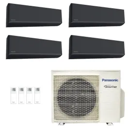 Panasonic Quadri 2.5+2.5+2.5+2.5 kW CU-4Z68TBE CS-XZ25ZKEW-H CS-XZ25ZKEW-H CS-XZ25ZKEW-H CS-XZ25ZKEW-H Klimaanlagen Graphitgr...