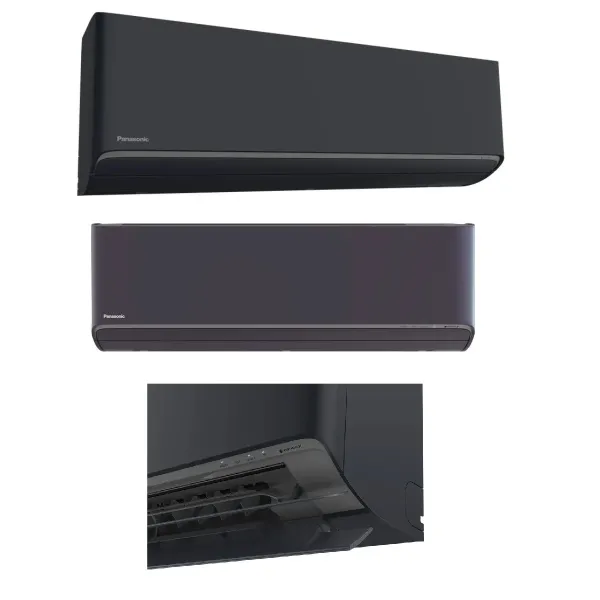 Panasonic Penta Split 2.5+2.5+2.5+2.5+3.5 kW CU-5Z90TBE 4 x CS-XZ25ZKEW-H + CS-XZ35ZKEW-H Klimaanlagen WiFi Graphitgrau R-32 ...
