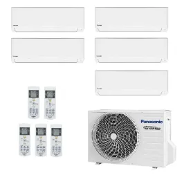 Airconditioners Panasonic Penta Split TZ Compact 12+12+12+12+12 btu CU-5Z