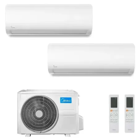 Climatiseur split Midea Duo 9+18 Btu Xtreme Pro WF M3OA-27HFN8-Q