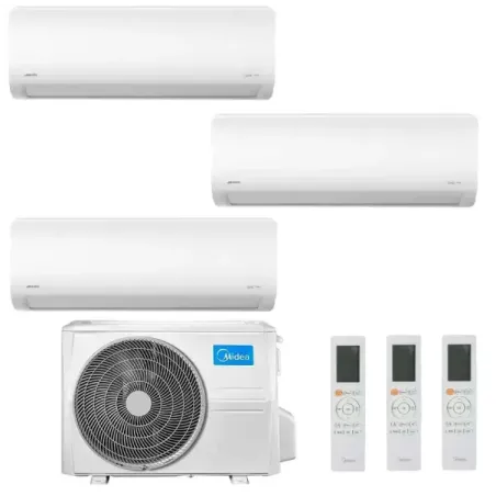 Climatiseur split Midea Trio 12+12+12 Btu Xtreme Pro VERT M3OA-27HFN8-Q