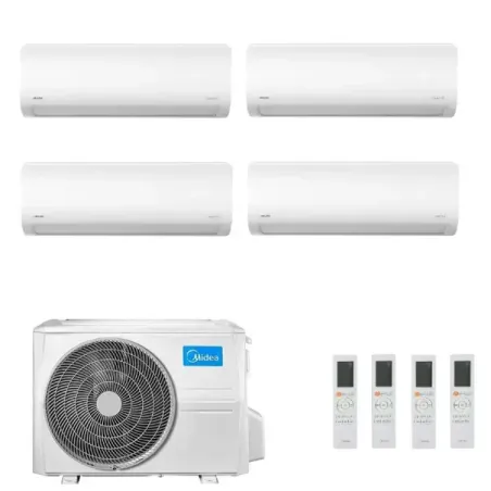 Climatiseur split Midea Quadri 9+12+12+12 Btu Xtreme Pro VERT M4O-36FN8-Q