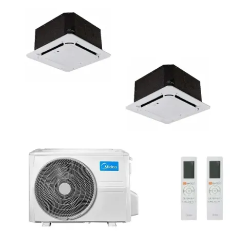 Midea Duo Split 9+12 Btu 4-weg 60x60 M2OE-18HFN8-Q