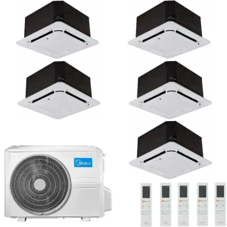 Midea Penta Split 9+9+9+12+12 Btu 4-weg 60x60 M5OE-42HFN8-Q
