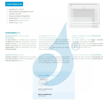 Midea Duo Split 9+18 Btu Console M3OA-27HFN8-Q