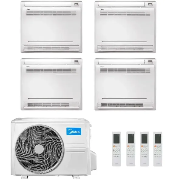 Midea Quadri Split 9+9+9+9 Btu-console M4O-36FN8-Q