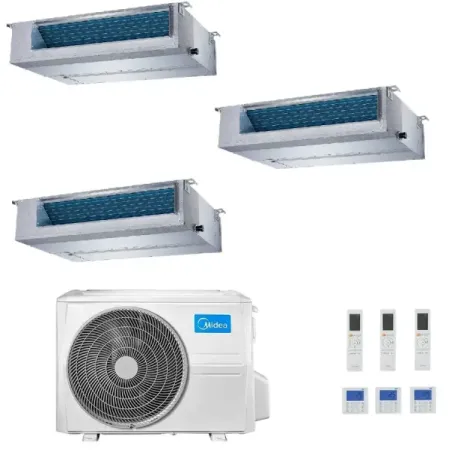 Climatiseur split Midea Trio 18+18+18 Btu Channel M5OE-42HFN8-Q