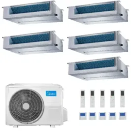 Midea Penta Split 9+9+9+9+12 Btu Channel M5OE-42HFN8-Q