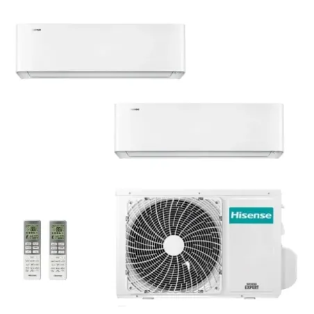 Airconditioning Hisense Duo Split 12+12 Btu Energy PRO X 2AMW52U4RXC