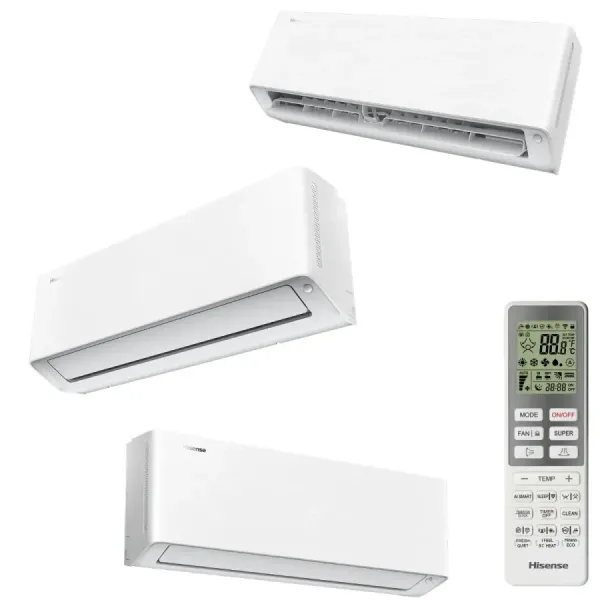 Klimaanlagen Hisense Trio Split 9+12+12 Energy PRO X 4AMW105U4RAA