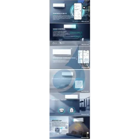 Air conditioners Hisense Mono Split 12000 Btu series Hi Comfort