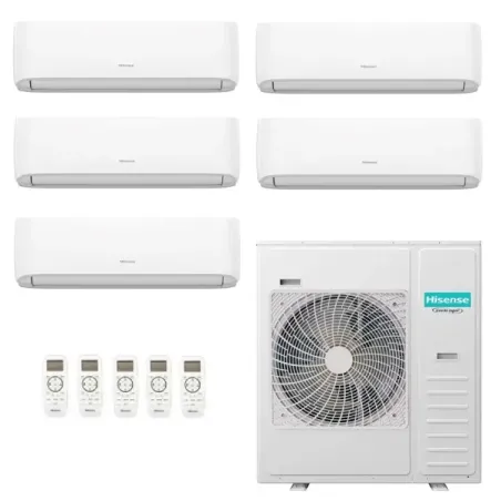 Hisense Penta Split 9+9+9+9+12 Hi Comfort 5AMW125U4RTA