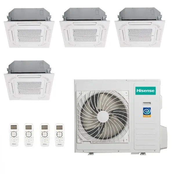 Hisense Quadri Split 9+9+9+12 60x60 4AMW81U4RJC air conditioner