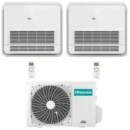 Klimaanlagen Hisense Duo Split 9+9 Btu Console 2AMW52U4RXC