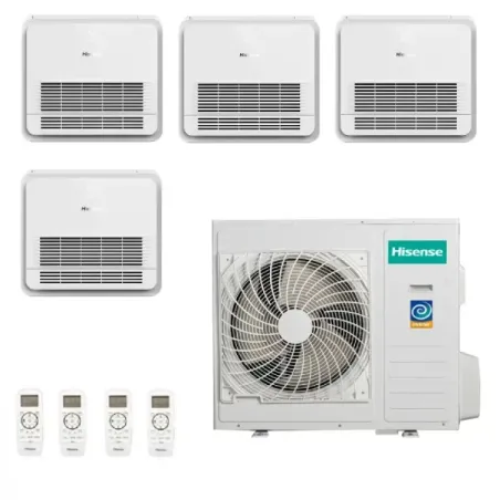 Hisense Quadri Split 9+9+9+12 Console airconditioner 4AMW81U4RJC