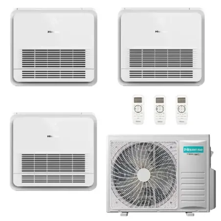 Climatiseur console Hisense Trio Split 12+12+18 5AMW125U4RTA