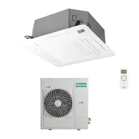 Climatiseur monosplit Hisense, unité cassette 47 600 BTU, 380 V