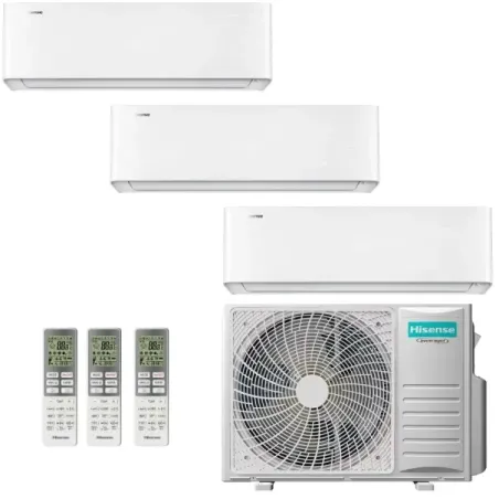 Airconditioning Hisense Trio Split 9+9+18 Energy PRO X 4AMW105U4RAA