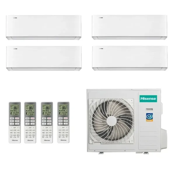Hisense Quadri Split 9+9+9+18 Energy PRO X 5AMW125U4RTA