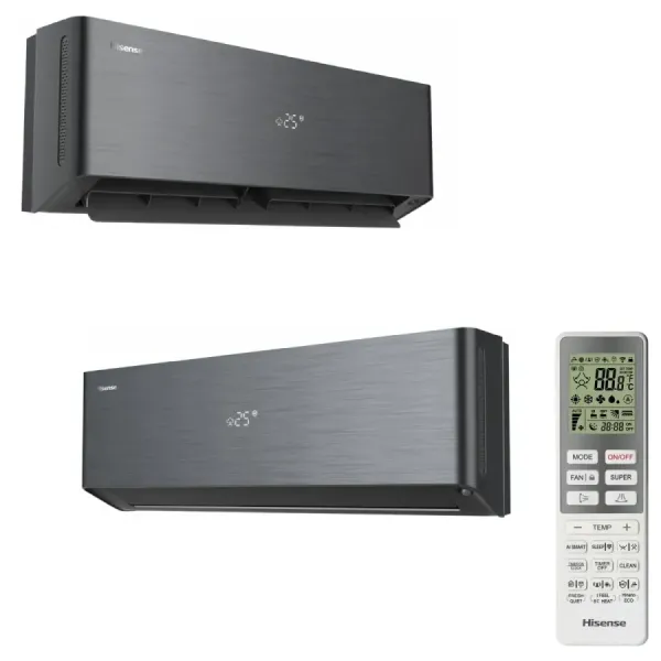 Climatiseur Hisense Duo Split 9+12 Btu Energy PRO X 2AMW52U4RXC