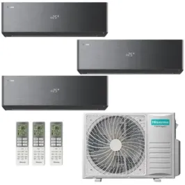 Climatiseur Hisense Trio Split 9+9+12 Energy PRO X 3AMW62U4RJC