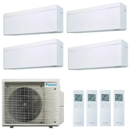 Daikin Quadri Split 9+9+9+15 Stijlvol Wit 4MXM80A9