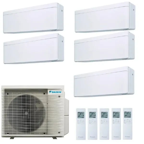 Daikin Penta 7+7+7+7+9 Stylish White Air Conditioner 5MXM90A9