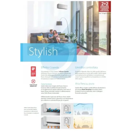 Daikin Trio Split 7+9+15 Stylish Silver Air Conditioner 3MXM52A9