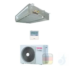 Toshiba Klimaanlagen Mono Split Kanalgerät Slim 9000 Btu R-32 RAV-RM301SDT-E RAV-GM301ATP-E A++ A++ 2.5 kW RAV-RM301SDT-E+RAV... 2