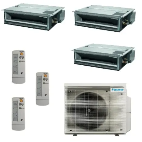 Air conditioning Daikin Trio Split 9+9+9 FDXM-F9 BRC4C65 3MXM52A9