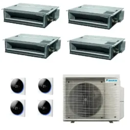 Airconditioning Daikin Quadri Split 9+9+9+9 FDXM-F9 BRC1H52 4MXM68A9