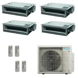 Climatiseur Daikin Quadri Split 9+9+9+9 FDXM-F9 BRC4C65 4MXM80A9
