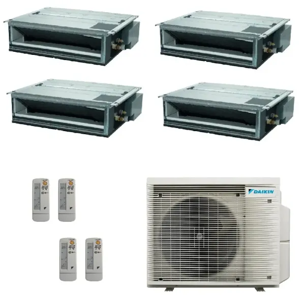 Airconditioning Daikin Quadri Split 9+9+9+12 FDXM-F9 BRC4C65 4MXM80A9