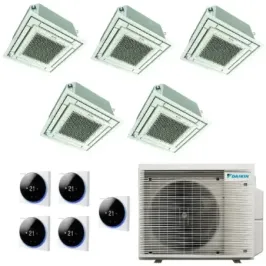Daikin Penta Split 9+9+9+9+12 Kassette 5MXM90A9 BRC1H52-W-K-S