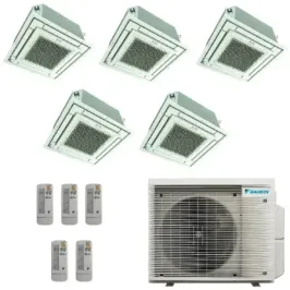 Climatiseur cassette Daikin Penta Split 9+9+9+9+12 5MXM90A9 BRC7F530W
