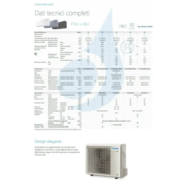 Climatiseurs mono-split Daikin FTXJ42AS9 RXJ42A9 Emura 3 Argent