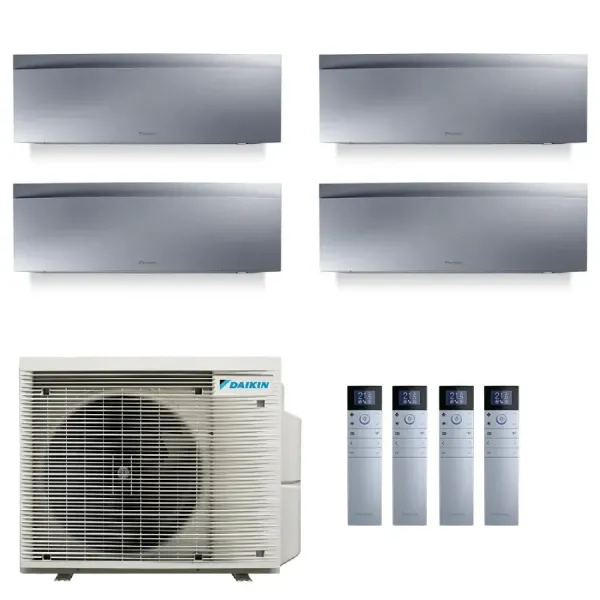 Daikin Quadri Split 7+7+7+12 Emura 3 Zilver 4MXM80A9