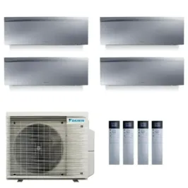 Daikin Quadri Split 7+7+7+18 Emura 3 Zilver 4MXM80A9