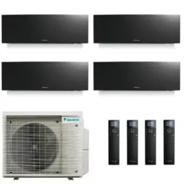 Daikin Quadri Split 9+9+9+12 Emura 3 Schwarz 4MXM68A9