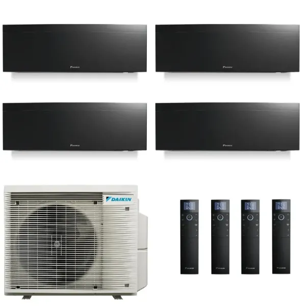 Daikin Quadri Split 7+7+7+7 Emura 3 Black 4MXM80A9