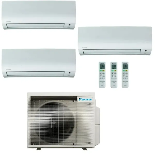 Daikin Trio Split 7+7+7 Comfora White 3MXM40A9 airconditioner
