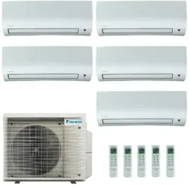Daikin Penta 7+7+7+7+9 Comfora FTXP 5MXM90A9 airconditioners