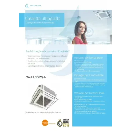 Unité intérieure de climatiseur Daikin 18000 FFA50A9 BRC7F530W