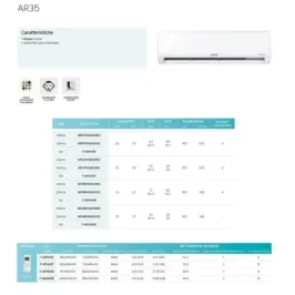 Samsung Mono Split 9000 Btu AR09TXHQASINEU AR09TXHQASIXEU White 2