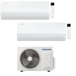 Climatiseur split Samsung Duo 7+12 BTU Cebu Wi-Fi S2 AJ050TXJ2KG/UE