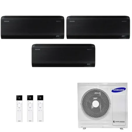 Samsung Trio Split 9+9+12 Btu Windfree Zwart AJ080TXJ4KG/EU